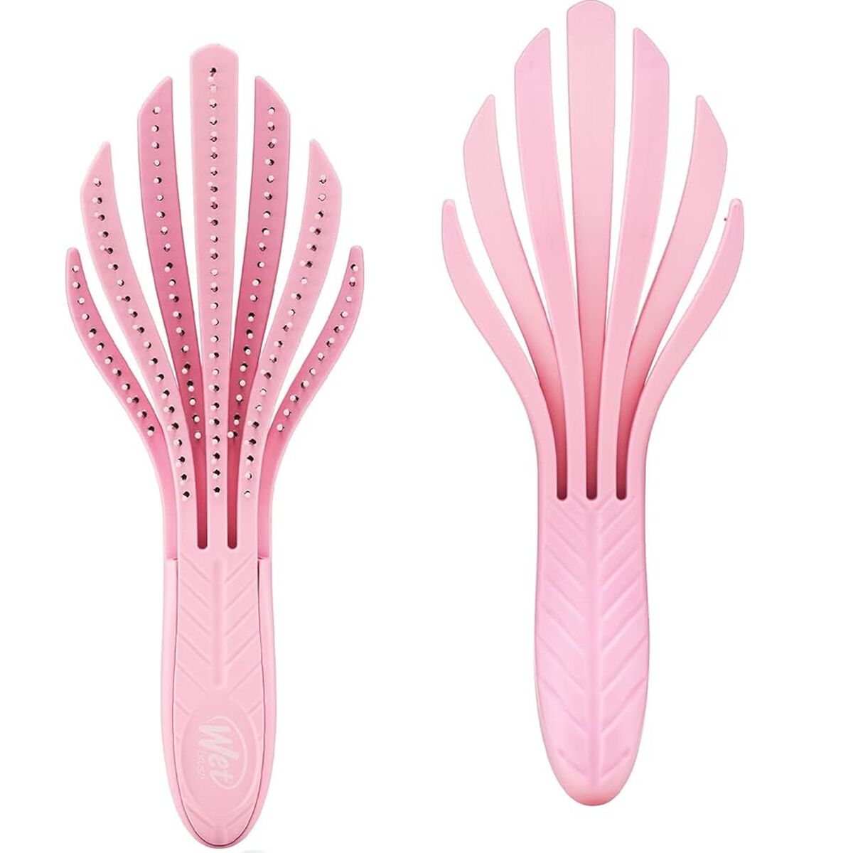 Detangling Hairbrush The Body Shop Go Green Pink Curly hair-0
