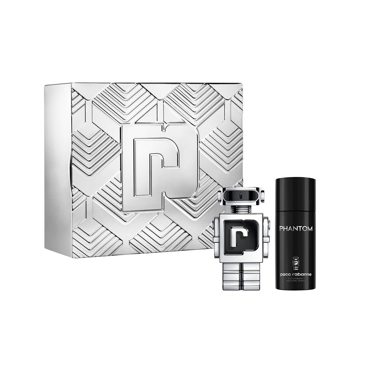 Men's Perfume Set Paco Rabanne Phantom EDT 2 Pieces-0