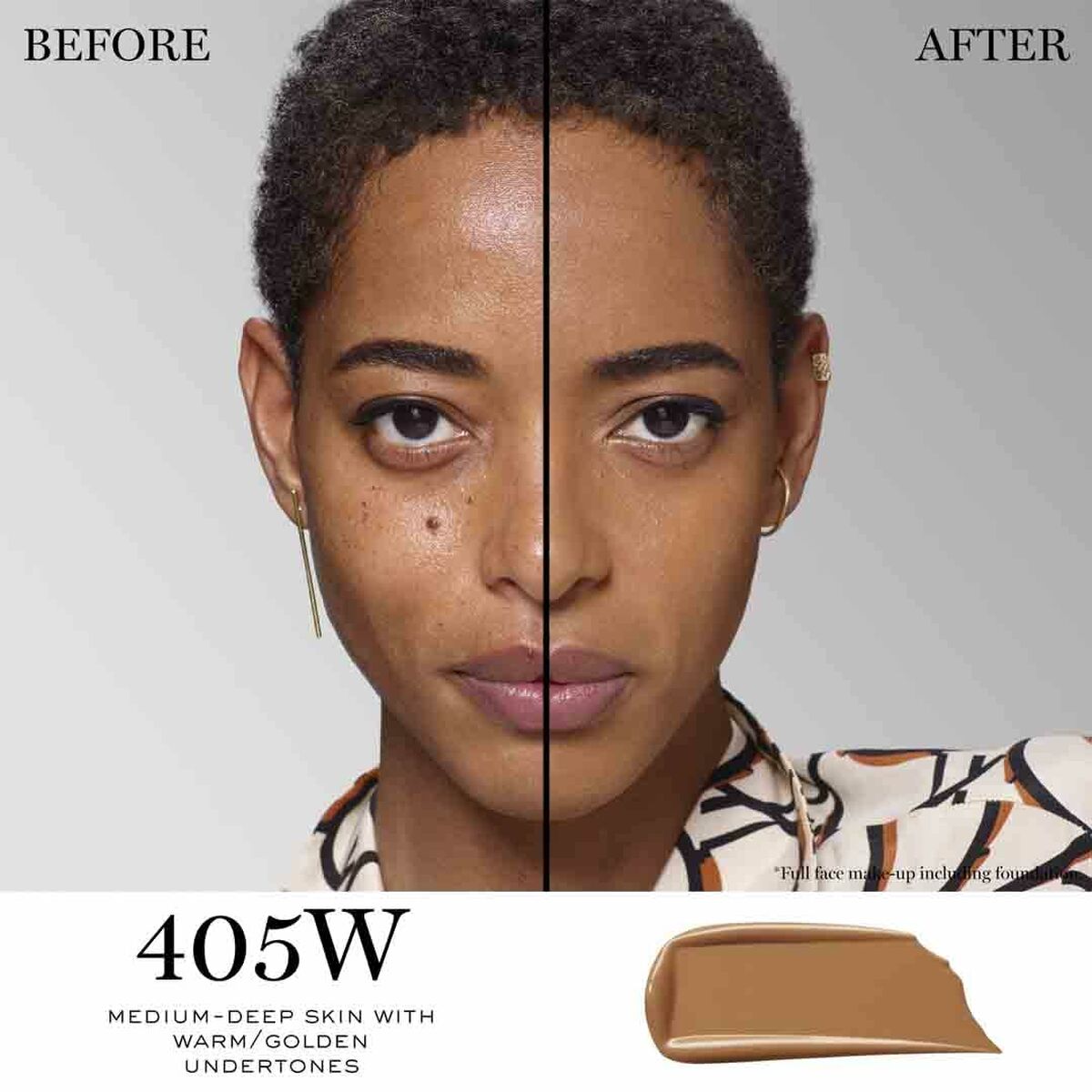 Liquid Make Up Base Lancôme Teint Idole Ultra Wear W Nº 405W Spf 35 30 ml-7