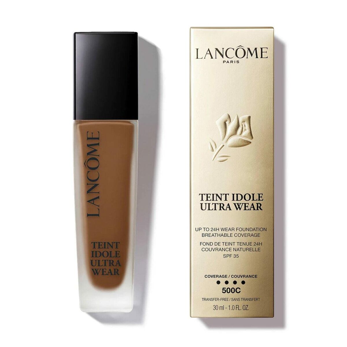 Liquid Make Up Base Lancôme Teint Idole Ultra Wear C Nº 500c Spf 35 30 ml-0