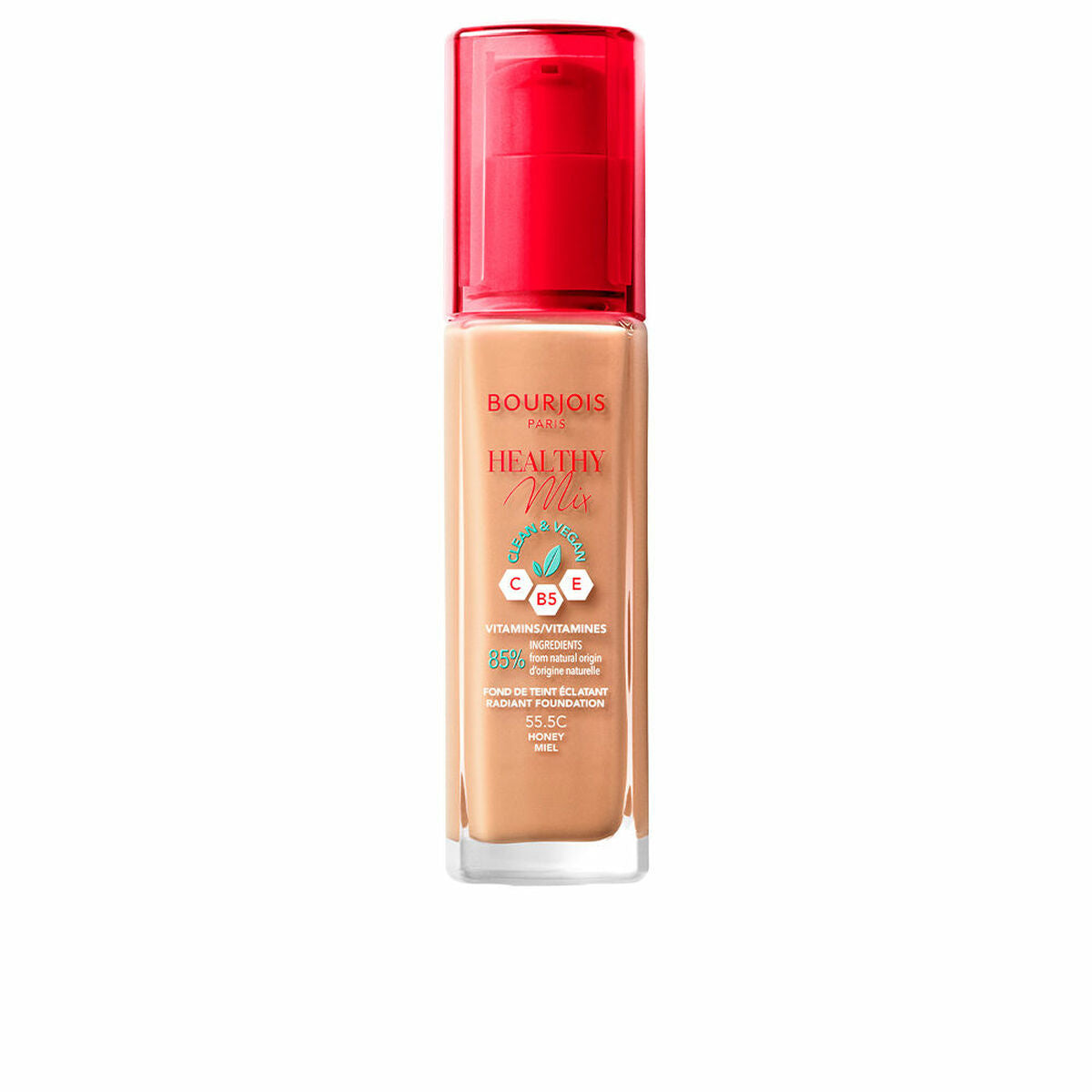 Liquid Make Up Base Bourjois Healthy Mix Nº 55.5 30 ml-0