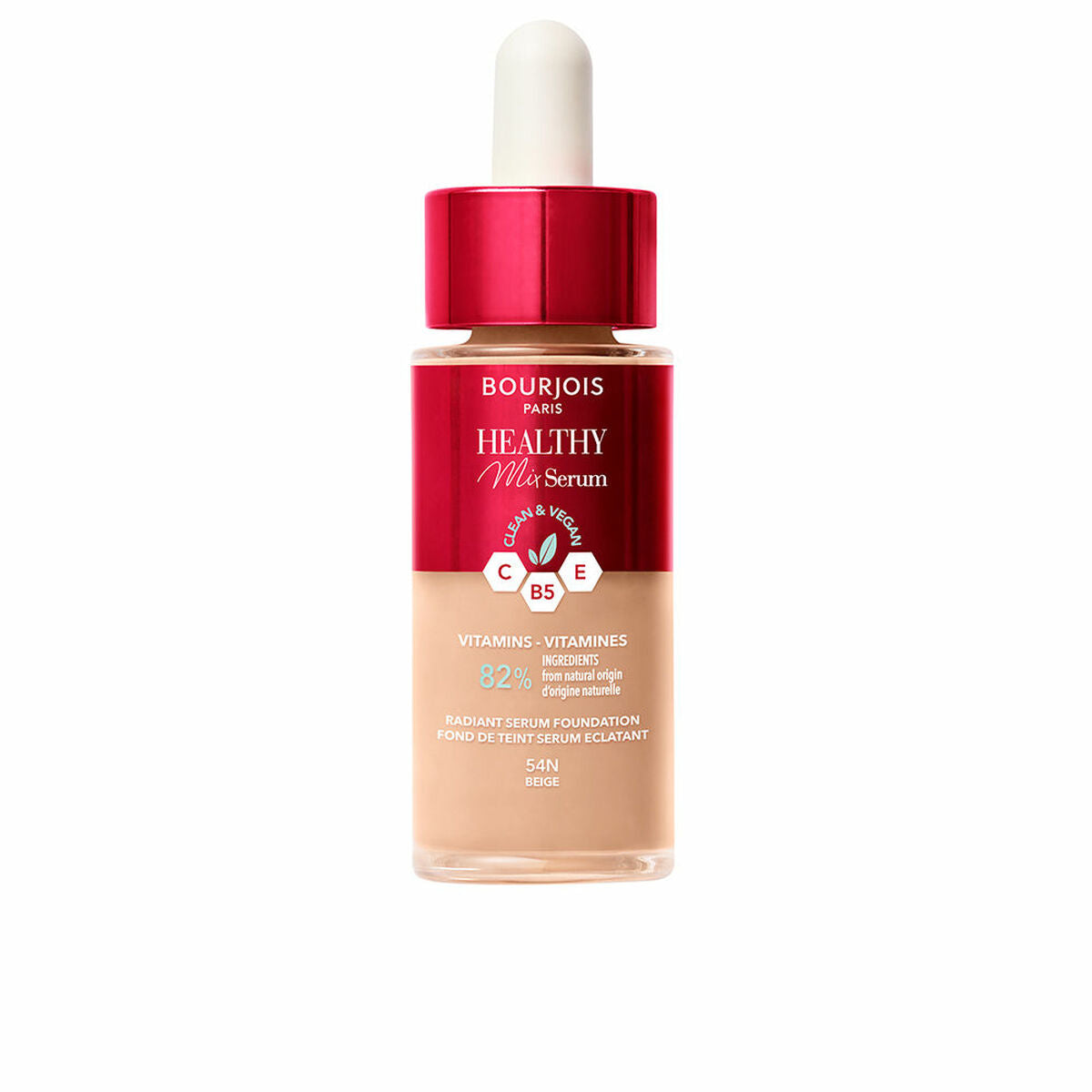 Liquid Make Up Base Bourjois Healthy Mix Serum Nº 54N Beige 30 ml-0