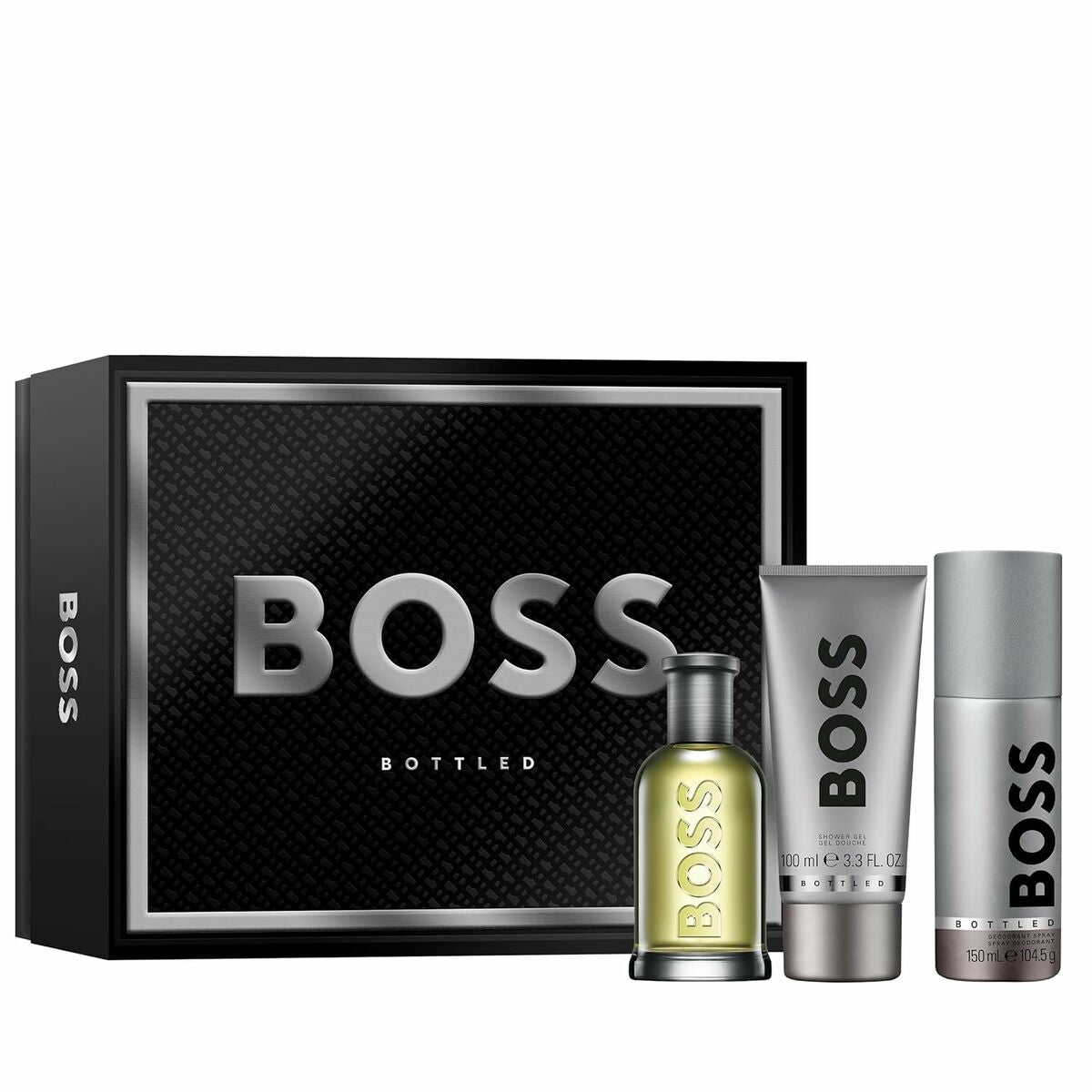 Men's Perfume Set Hugo Boss BOTTLED EDT 3 Pieces-0