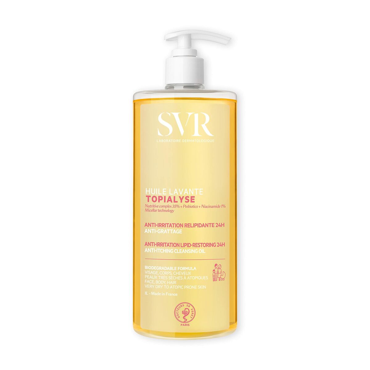 Body Oil SVR Topialyse Micellar Cleaner 1 L-0