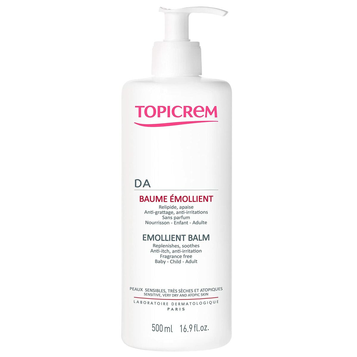 Soothing Balsam for Itching and Irritated Skin Topicrem 500 ml-0