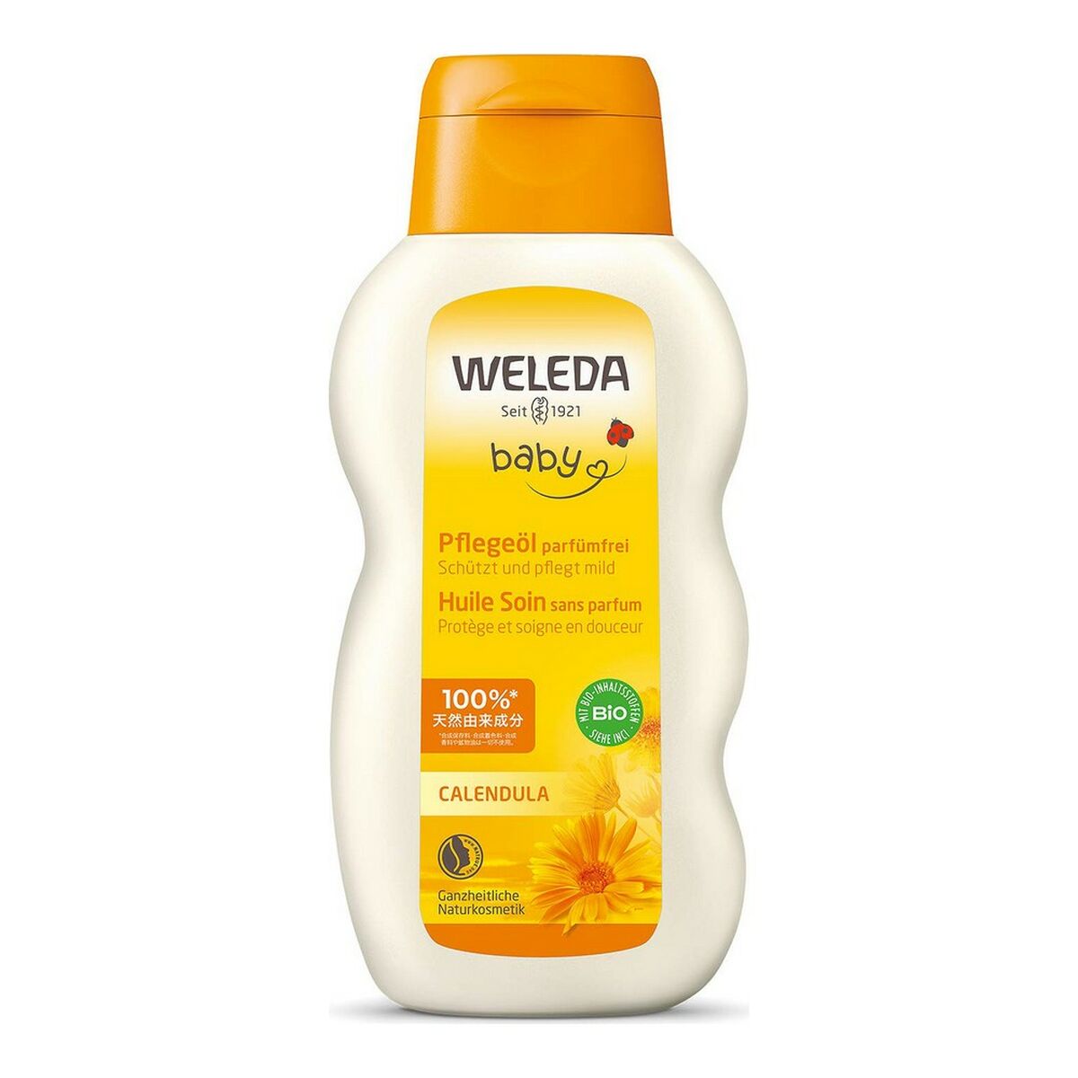 Body Oil for Children and Babies Weleda Wel0100005/2 Marigold-0