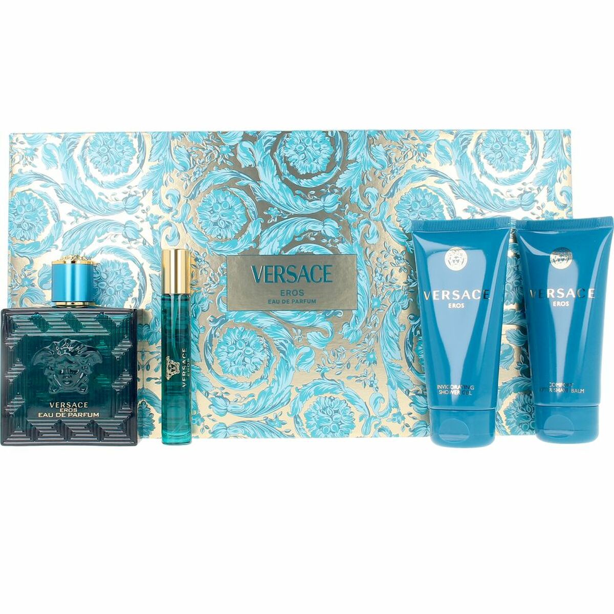 Men's Perfume Set Versace EROS 4 Pieces-0