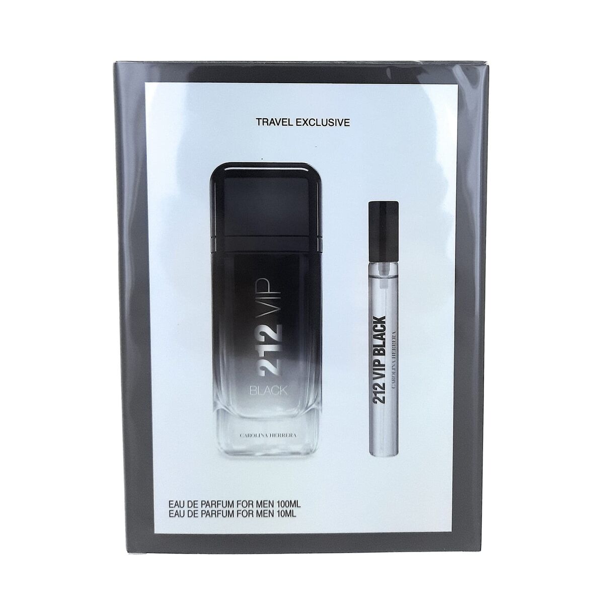 Men's Perfume Set Carolina Herrera 212 Vip Black EDP-0