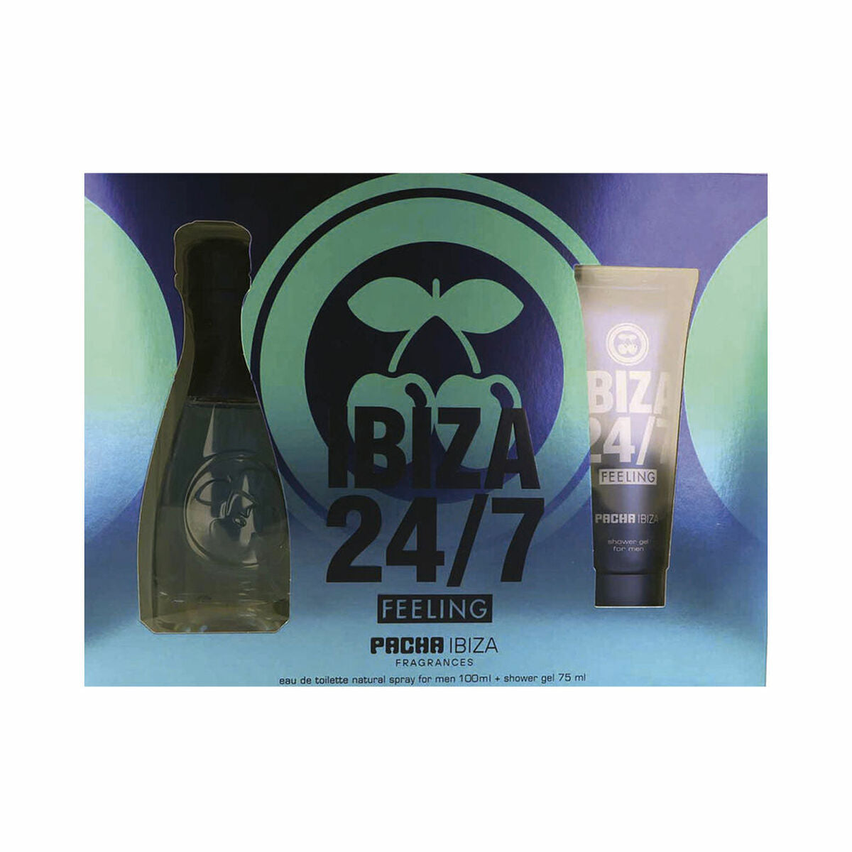 Men's Perfume Set Pacha Ibiza 24/7 Feeling 2 Pieces-0