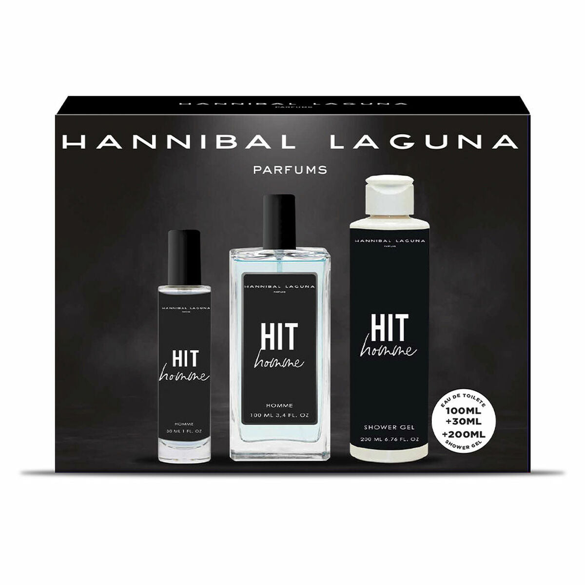 Men's Perfume Set Hannibal Laguna Hit Hit 3 Pieces-0