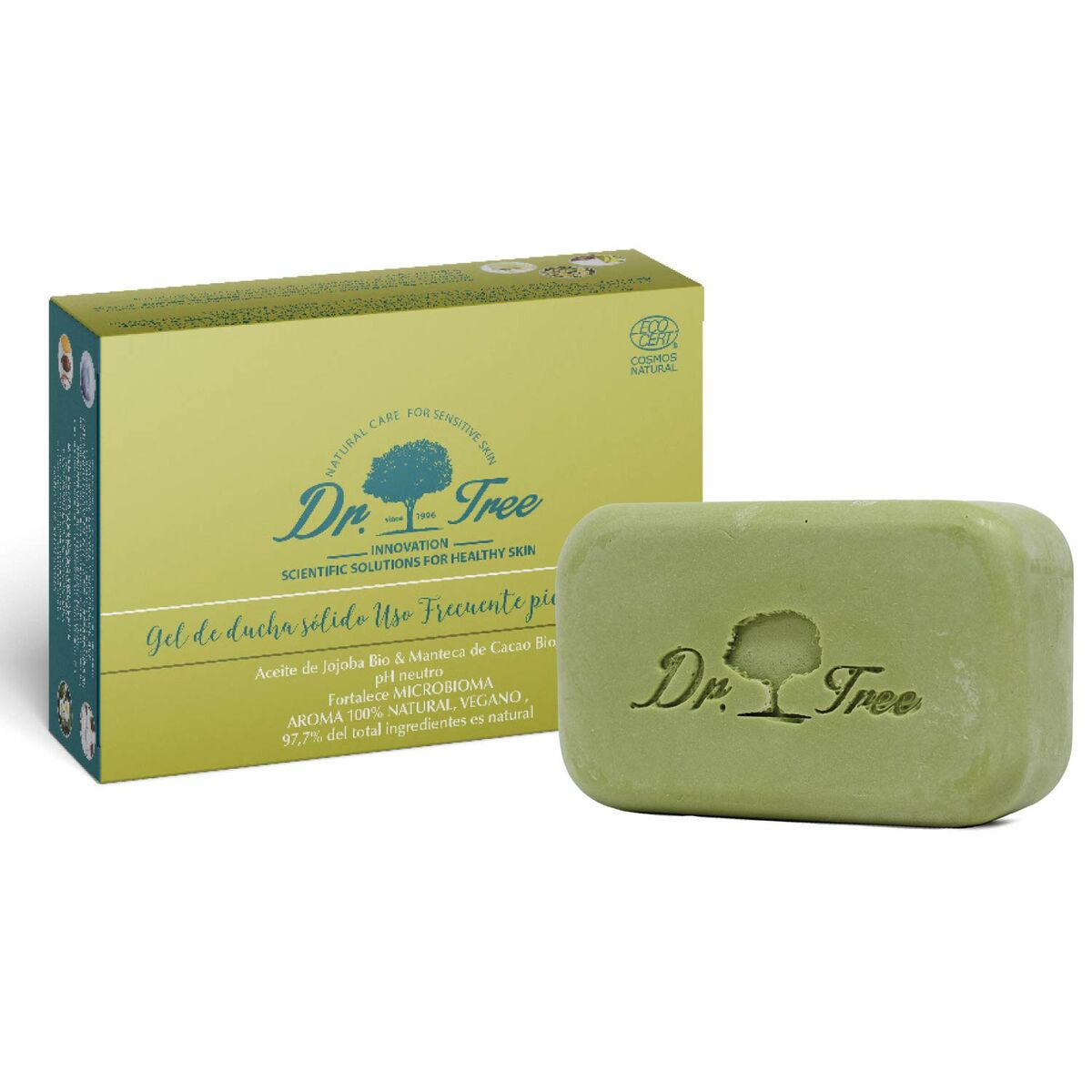 Gel Bar Dr. Tree Gel Sólido Sensitive skin Daily use 120 g (Moisturizing) (Soothing)-0