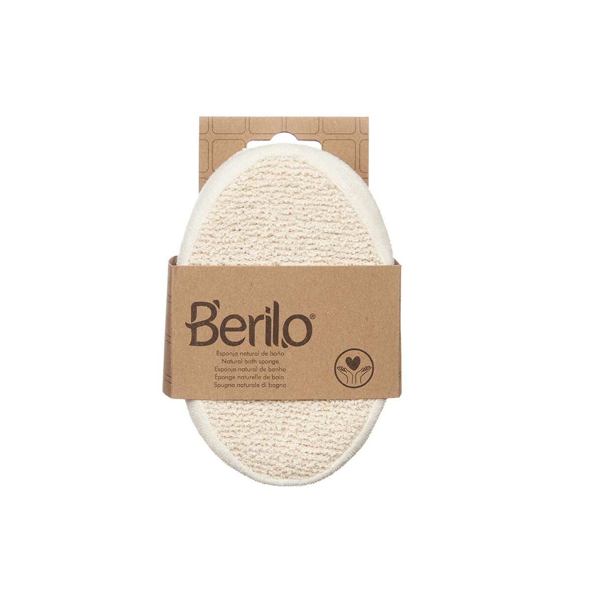 Body Sponge Berilo B7081-8 White Beige 15 x 5 x 10 cm (12 Units)-2