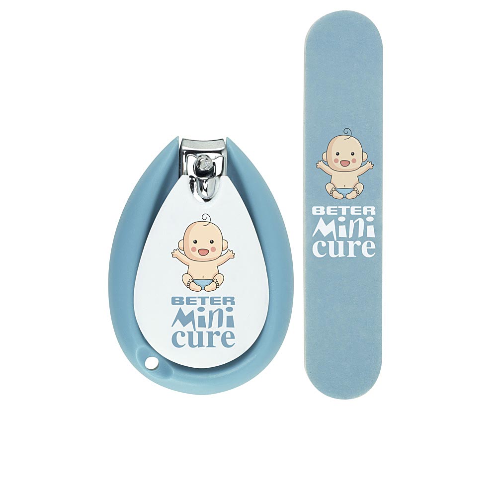 MINI CURE CUIDADO UÑAS BEBÉS AZUL set 2 pz-0