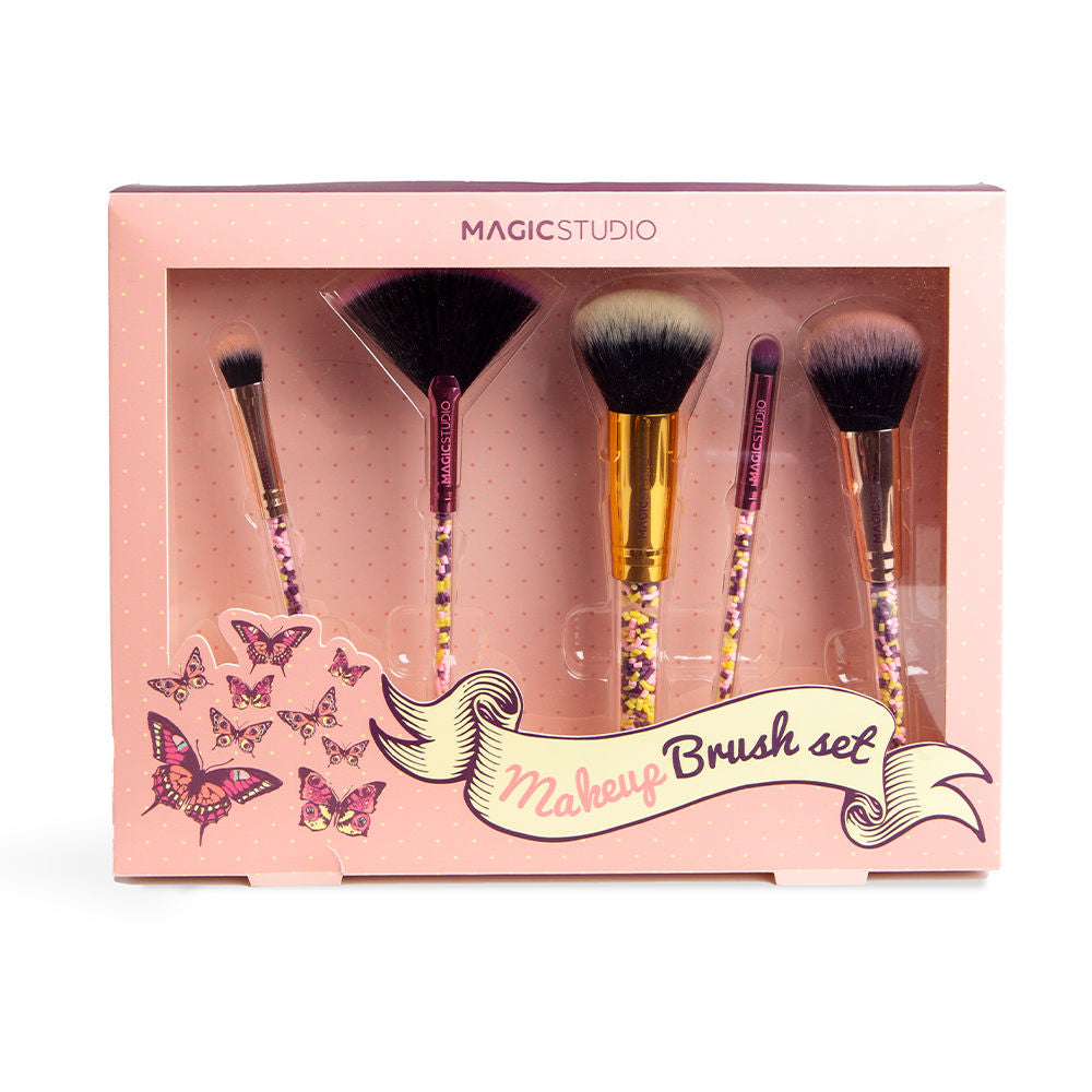 PIN UP MAKEUP BRUSH set 5 pz-0