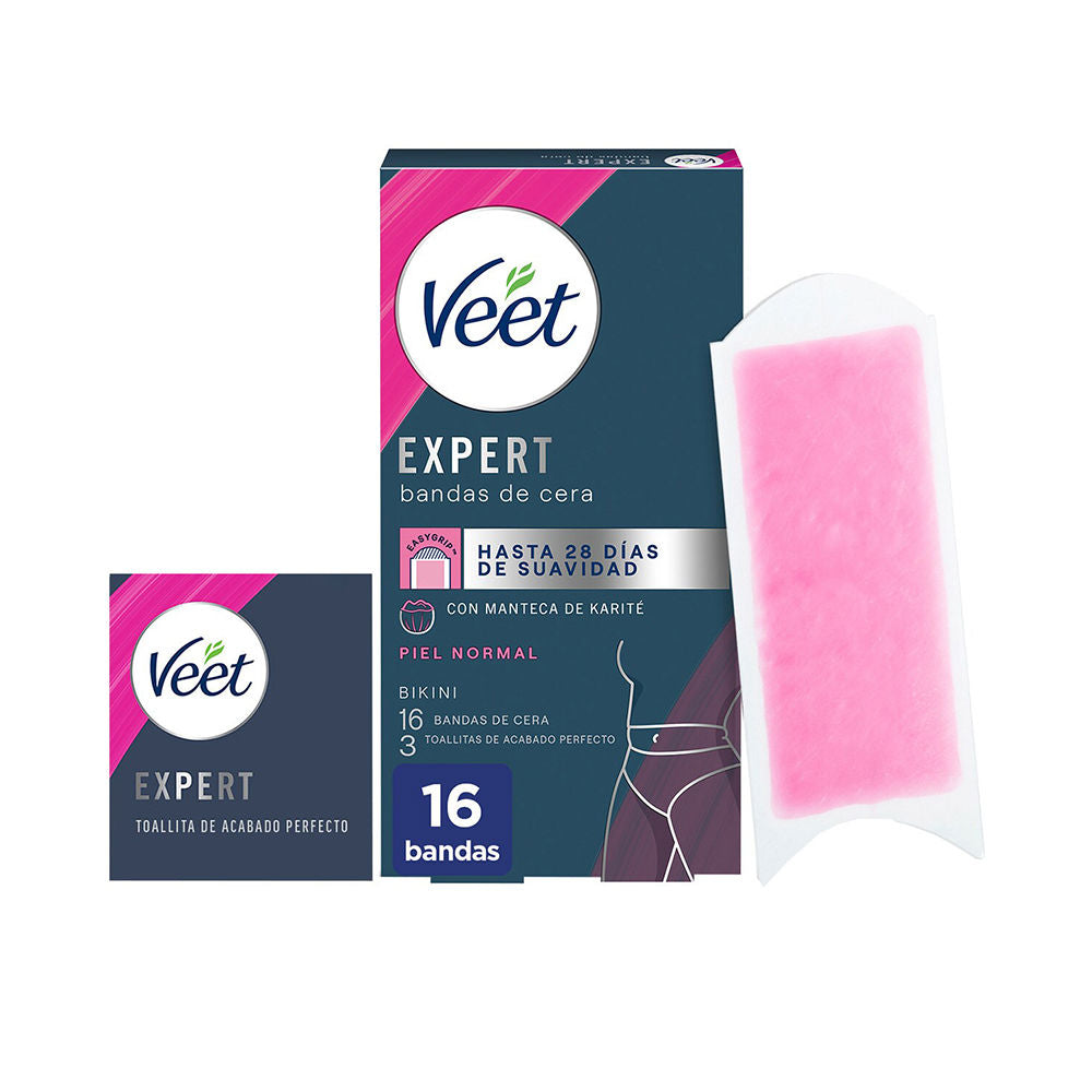 EXPERT BIKINI depilatory wax strips for normal skin 16 units-0