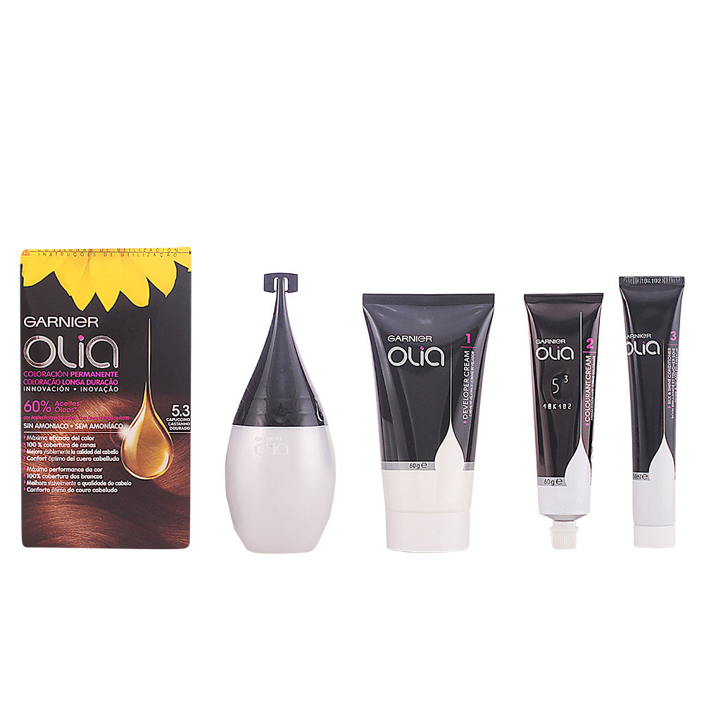 OLIA Coloración Permanente #5,3 Capuccino set-0