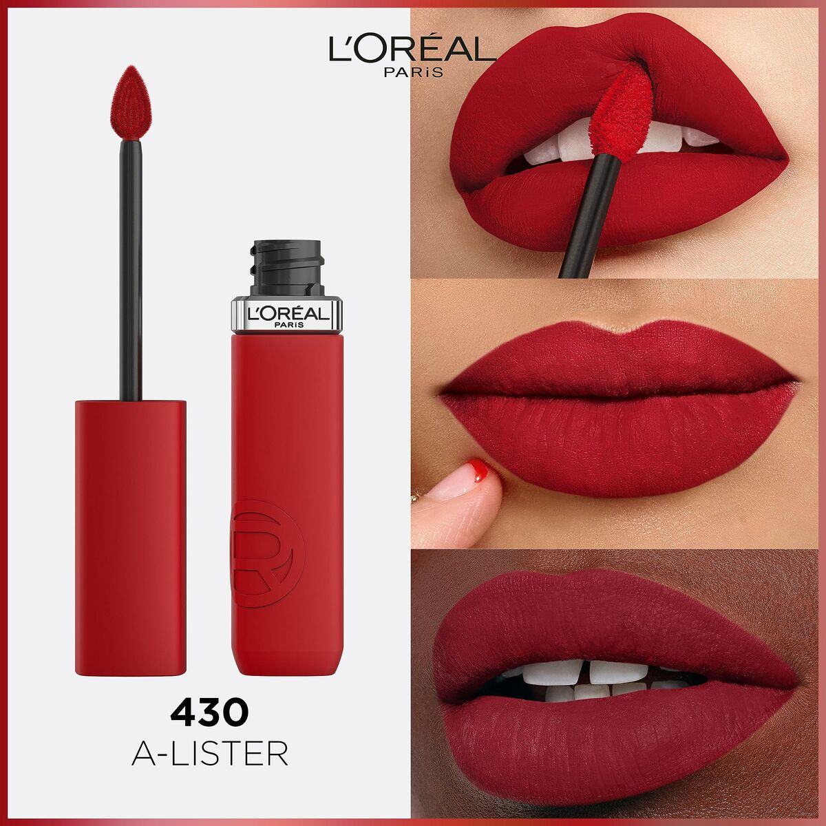 Liquid lipstick L'Oreal Make Up Infaillible Matte Resistance A Lister Nº 430 (1 Unit)-3