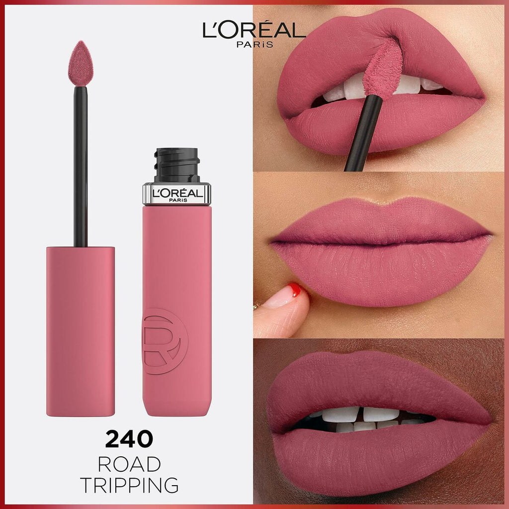 Liquid lipstick L'Oreal Make Up Infaillible Matte Resistance Road Tripping Nº 240 (1 Unit)-3