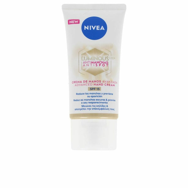 Anti-Brown Spot Hand Cream Nivea Luminous 630º Spf 15 (50 ml)-0