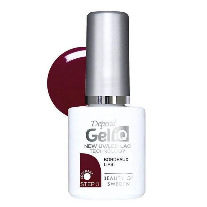 Nail polish Beter Depend Gel iQ Bordeaux lips 5 ml-1