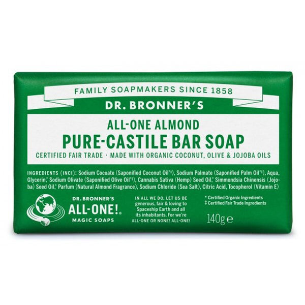 Soap Cake Dr Bronner's 140 g Almonds - Cosmova