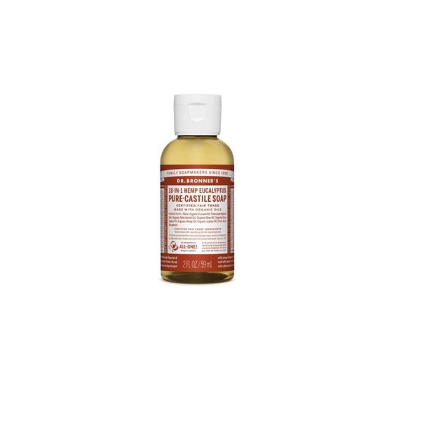 Liquid Soap Dr Bronner's 60 ml Eucalyptus - Cosmova