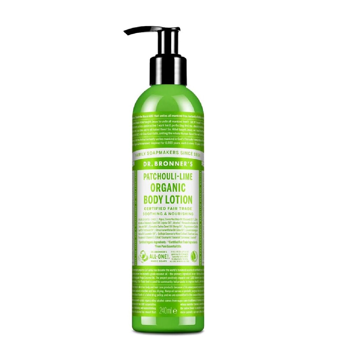 Body Lotion Dr Bronner's Patchouli Lime 240 ml-0