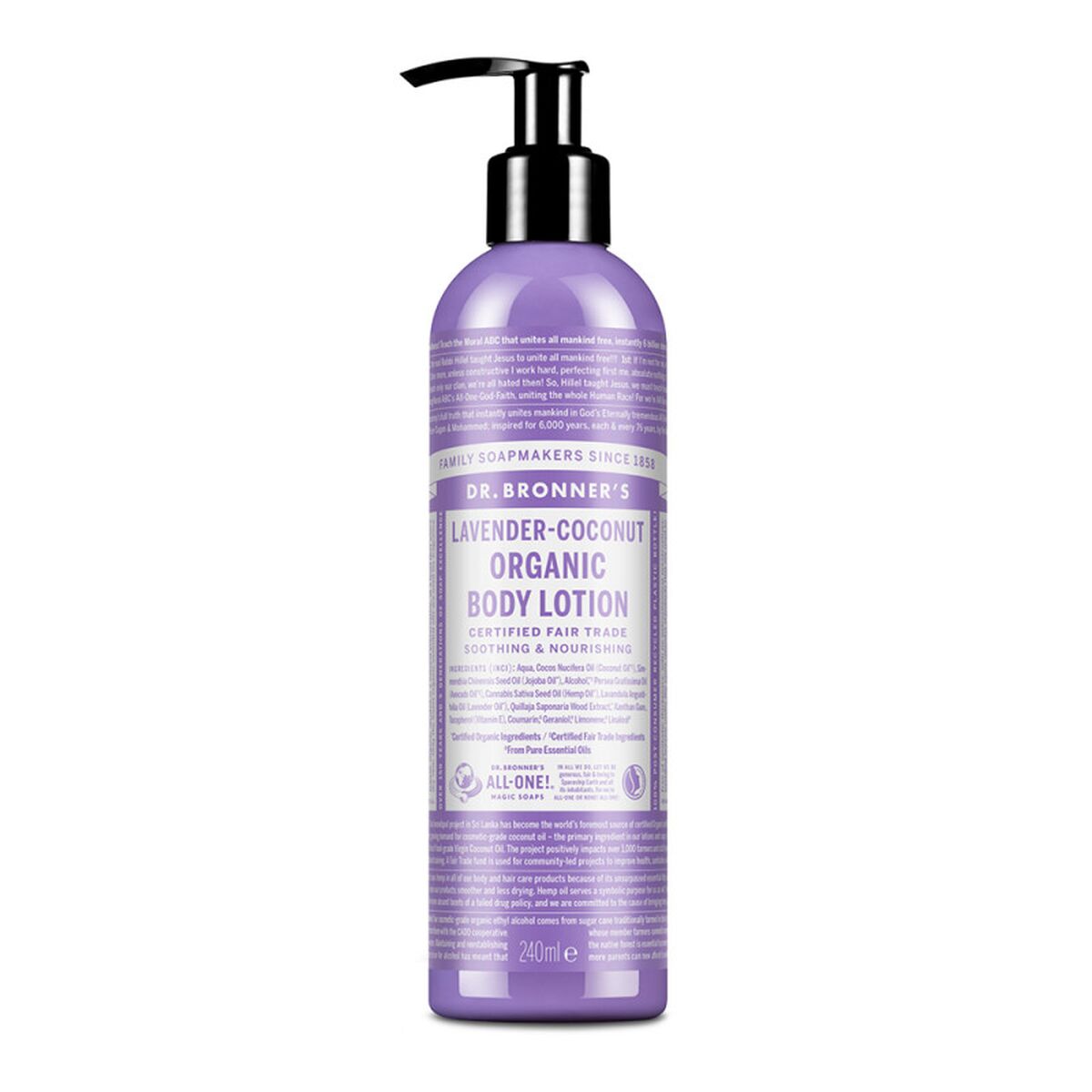 Body Lotion Dr Bronner's Lavanda-Coco-0
