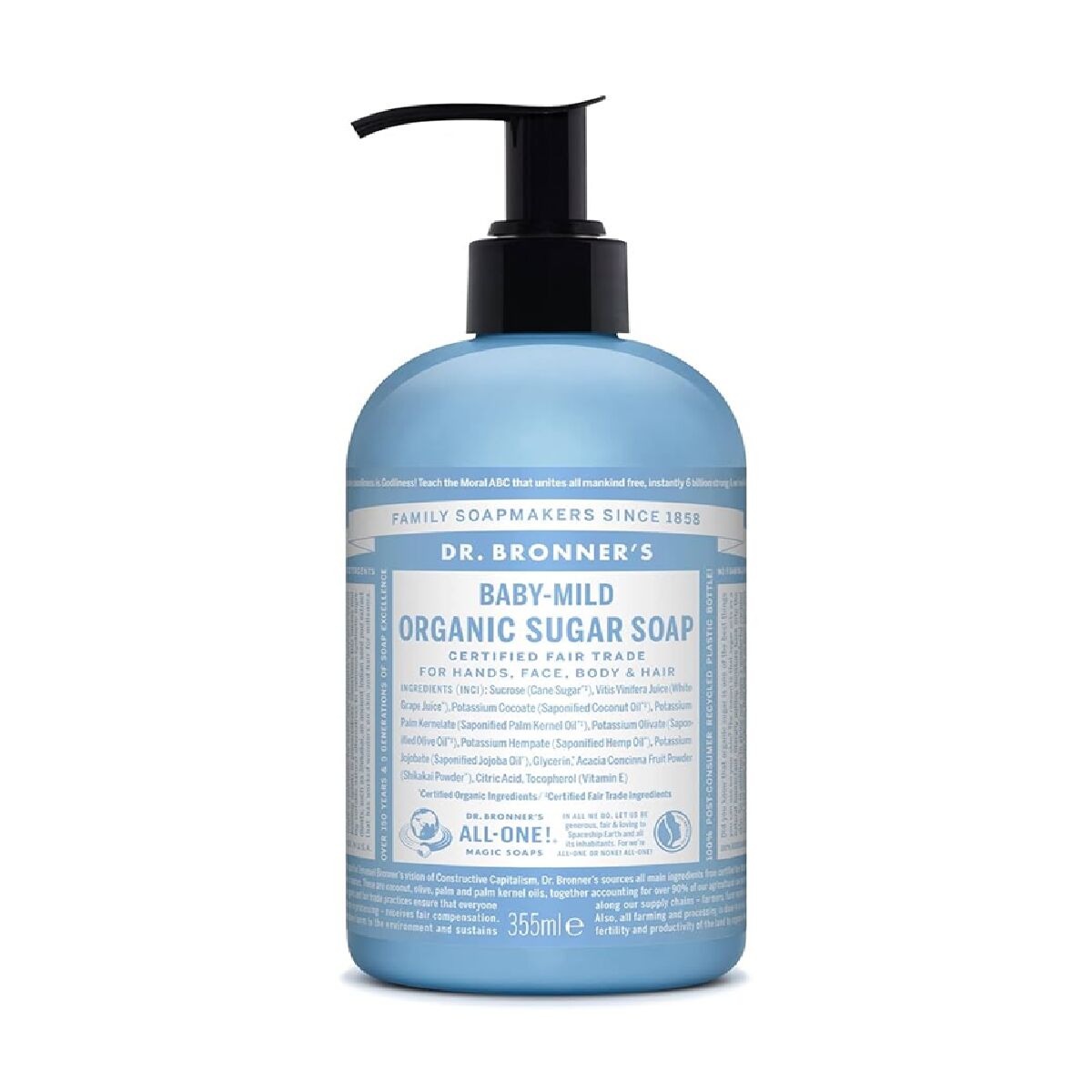 Hand Soap Dr Bronner's Baby-Mild 355 ml-0