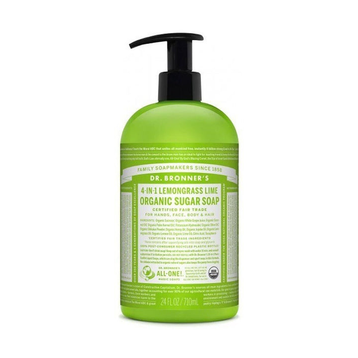 Liquid Soap Dr Bronner's Lemongrass Lime 710 ml - Cosmova