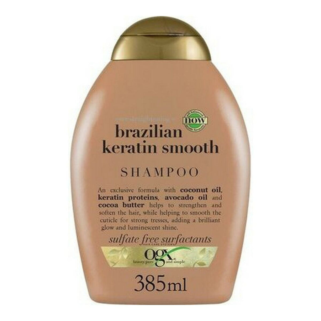 Detangling shampoo OGX Brazilian Keratin 385 ml-0