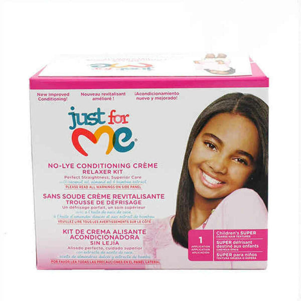 Hair Straightening Treatment Soft & Beautiful Soft & Beautiful Just For Me Relaxer Kit Super (226 g) - Cosmova