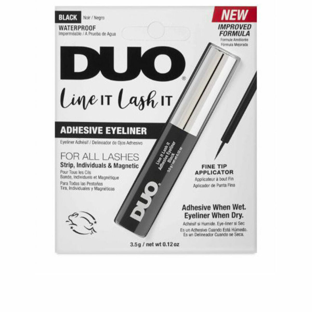 False Eyelash Applicator Ardell Pro Duo Adhesive Eyeliner Adhesive Black 3,5 g-0