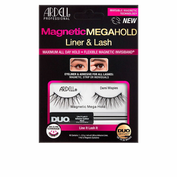 Set of false eyelashes Ardell Magnetic Megahold Liner Lash (2 Units) - Cosmova