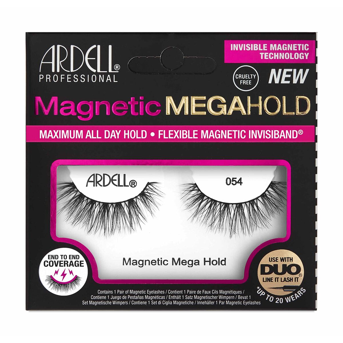 False Eyelashes Ardell Magnetic Megahold Nº 054 (1 Unit)-0