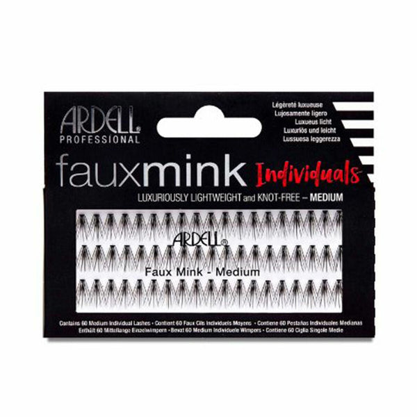 Set of false eyelashes Ardell Medium Black Individual 60 Pieces - Cosmova