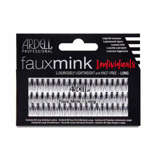 Set of false eyelashes Ardell Faux Mink Long Individual 60 Pieces - Cosmova