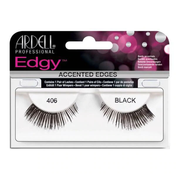 Set of false eyelashes Ardell Edgy Nº 406 - Cosmova