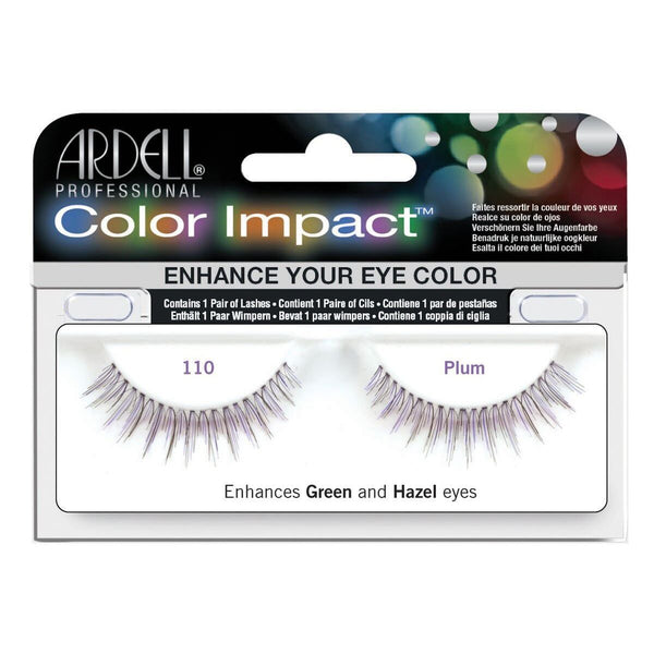 Set of false eyelashes Ardell Color Impact Nº 110 Plum - Cosmova