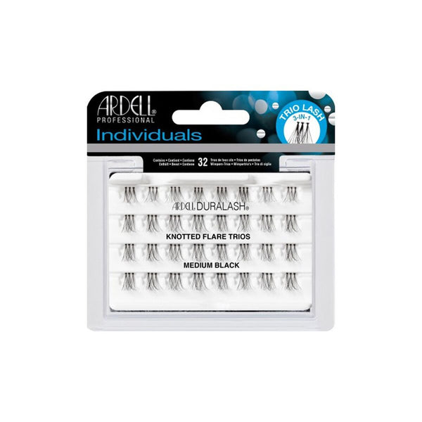 Set of false eyelashes Ardell Duralash Medium Black Individual eyelashes 32 Units - Cosmova