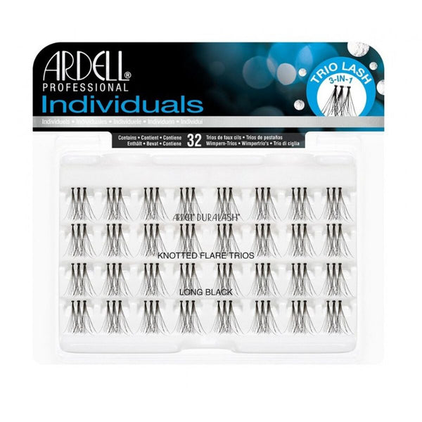 Set of false eyelashes Ardell Duralash Long Black Individual eyelashes 32 Units - Cosmova