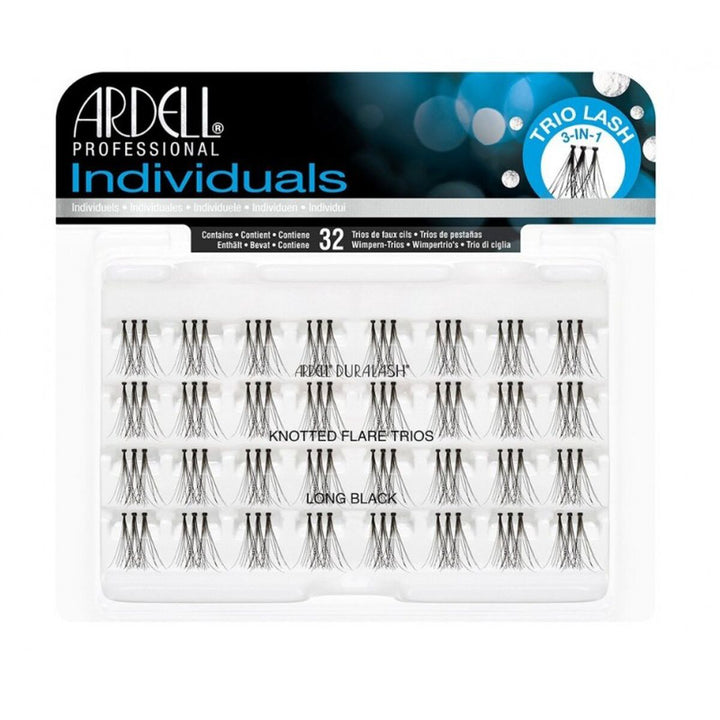 Set of false eyelashes Ardell Duralash Long Black Individual eyelashes 32 Units - Cosmova