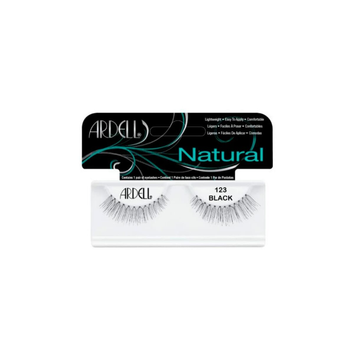 Set of false eyelashes Ardell Natural Nº 123 Black-0
