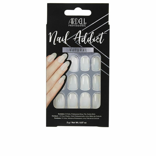 False nails Ardell Nail Addict Natural Oval (24 pcs)-0