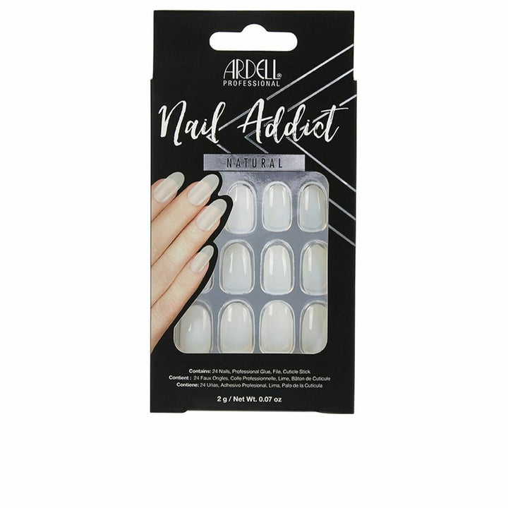 False nails Ardell Nail Addict Natural Oval (24 pcs)-0