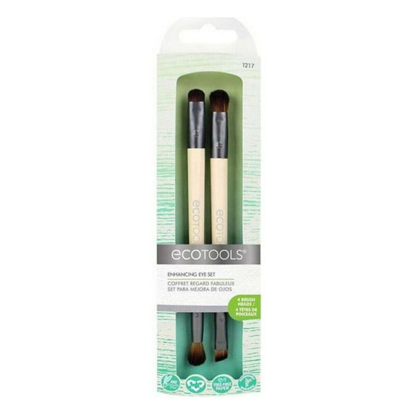 Set of Make-up Brushes Eye Enhancing Ecotools 1217 (2 pcs) 2 Pieces-0