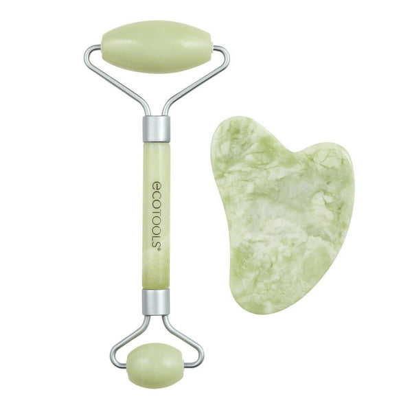 Anti-Ageing Treatment for Face and Neck Ecotools Jade Jade Set 2 Pieces-0