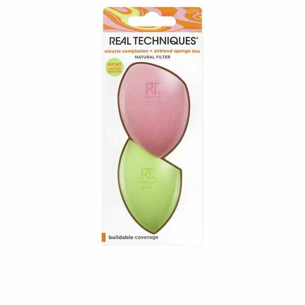 Make-up Sponge Real Techniques Miracle Complexion Airblend Limited edition (2 Units)-0