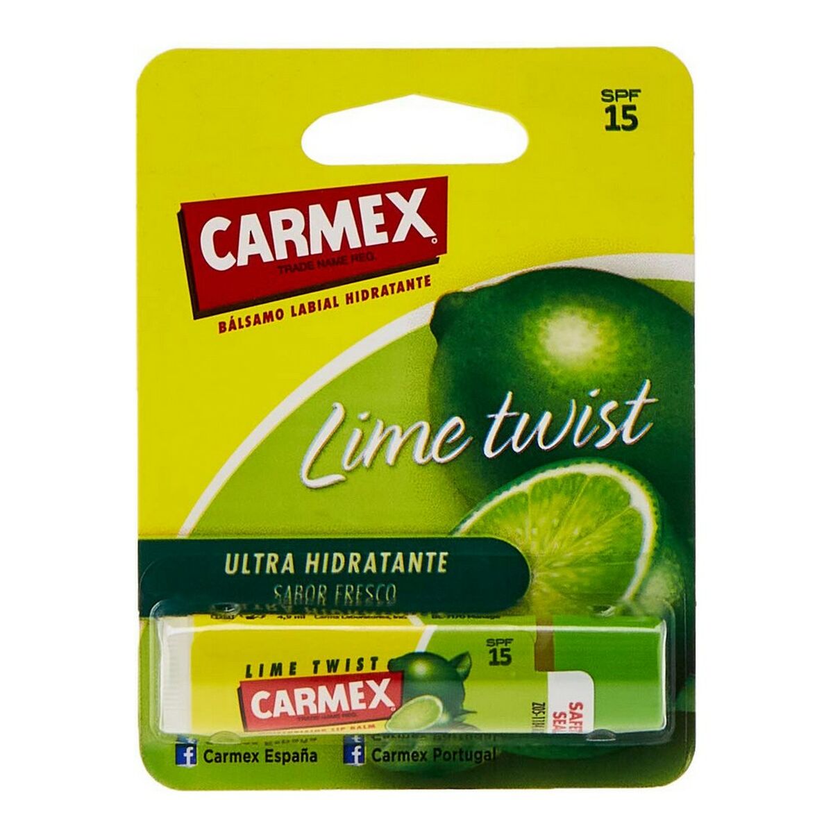 Moisturising Lip Balm Carmex Lime Twist Spf 15 Stick (4,25 g)-1