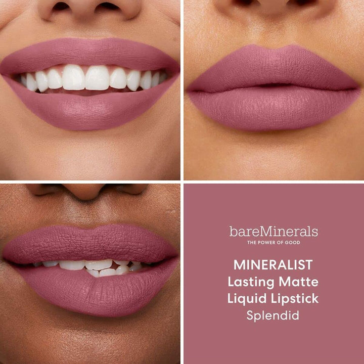 Liquid lipstick bareMinerals Mineralist Splendid 4 ml - Cosmova